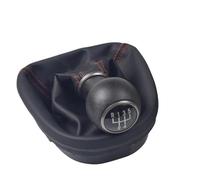 Pomos Palanca Cambios Para Seat Para Leon 2006 2007 2008 2009 2010 2011 2012 5/6 Velocidades Manual Palanca De Cambios Palanca De Cambios Funda Protectora Pomos Palanca Cambios(5 Speed Red Line)