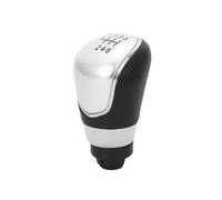 Pomos Palanca Coche Nuevo Mango De Palanca Cambios Coche Velocidad 5/6 Para MK7 2008-2015 Para Focus MK2 FL 2008-2011 Para C-max Piezas Automóviles(Silver 6 thread)