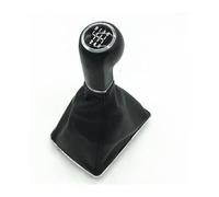 Pomos Palanca Coche Para O&pel Para ASTRA III H 1.6 Para VAUXHALL 2004-2010 Pomo Palanca Cambios 5/6 Velocidades Con Funda Cuero(R123456 Black)