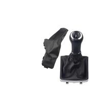 Pomos Palanca Coche Para Opel Para Astra III H 1.6 Para Vauxhall 2004-2010 5/6 Velocidades Mango Caja Pomo Palanca de Cambios Manual(R5 Knob and Cover)