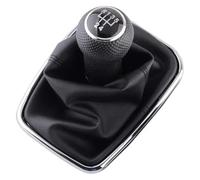 Pomos Palanca Coche Para VW 1999 2000 2001 2002 2003 2004 Para Golf 4 IV MK4 Para GTI R32 Para Bora Para Jetta MT 5 6 Velocidades Pomo De Palanca Cambios Funda(Silver 5-speed)