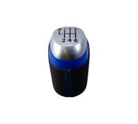 Pomos Palanca Coche Pomo Palanca de Cambios Manual 5/6 Velocidades PU Plástico Para Megane IV MK4 Para Kadjar Talisman(Blue 6 Speed)
