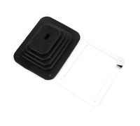 Pomos Para Palanca De Coche Funda De Goma Para Palanca De Cambios Cubierta Antipolvo Para Panel De Cambios 5 5/8" X 6 3/4"