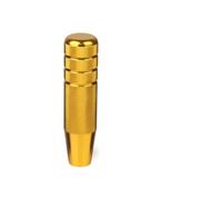 Pomos Para Palanca De Coche Perilla De Cambio De Marchas Universal Para Automóvil JDM De 130 Mm Con Moleteado De Aluminio Antideslizante Para Transmisión Manual(Gold)