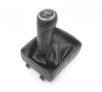 Pomos para Palanca para Seat para Ibiza 2002 2003 2004 2005 2006 2007 2008 2009 2010 Perilla De Cambio De Marchas De 5 Velocidades con Funda De Cuero PU Palanca De Velocidad De Coche
