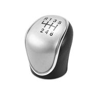 Pomos para Palanca para SsangYong Actyon para Korando Palanca Cambios Manual para Coche Cabezal Palanca ManoPerilla Cambio Marchas Manual 6 Velocidas Palanca De Velocidad De Coche(Silver)
