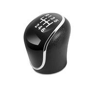 Pomos para Palanca para SsangYong Actyon para Korando Palanca Cambios Manual para Coche Cabezal Palanca ManoPerilla Cambio Marchas Manual 6 Velocidas Palanca De Velocidad De Coche(Black)