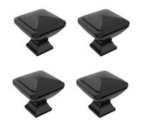 Pomos Y Tiradores Cocina Tirador De Cajón Negro 4 Piezas Tirador Cuadrado Tirador De Puerta De Armario, Pomo C