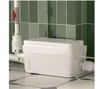 Pompa de ducha de 400 W, bomba trituradora bajo el fregadero de la bomba de pozo de aguas residuales, a ras hasta 6 m, con 3 entradas de agua para bodega, fregadero de cocina, bañera