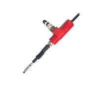 Pompa de freno trasera moto Universal Piston 14 X 15mm Motorcycle Hydraulic Hand Clutch Master Cylinder Rod System Efficient Transfer Pump Pompa hidráulica para frenos moto (Red)