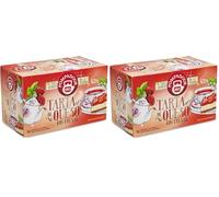 Pompadour | Infusión de Tarta de Queso con Fresas | Delicioso Sabor a Tarta de Queso con Fresas | Sin Calorías | Sin Teína | 18 Bolsitas de 2,25 Gr (Paquete de 2)