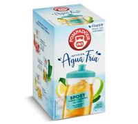 Pompadour - Infusión sport con magnesio - Agua fria - sin azúcares añadidos - 20 bolsitas