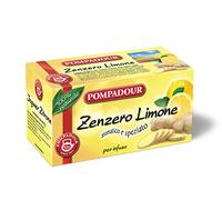 Pompadour - Infuso, Jengibre y Limón - 2 Paquetes De 20 filtros [40 filtros]