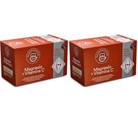 Pompadour | Magnesio y Vitamina C | Fuente de Magnesio | Contribuye al Funcionamiento y Mantenimiento Normal de los Músculos y Huesos | Aporta Colágeno | 15 Bolsitas de 3,05 Gr (Paquete de 2)