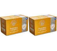 Pompadour | Probiótico y Jengibre | Ayuda a la Flora Intestinal | Con Probiótico BC30 | Sin Teína | 15 Bolsitas de 1,75 Gr (Paquete de 2)