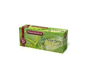Pompadour - T Verde, 25 bolsitas - [Pack de 8]