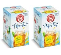 Pompadour - Té con Limón - sin azúcares añadidos - Agua Fría - 20 bolsitas (Paquete de 2)