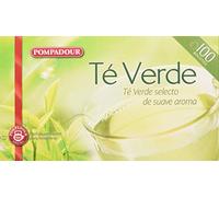 Pompadour Té Verde, 100 bolsitas