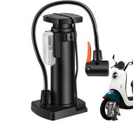 Pompe Vélo- Pompe Cyclisme | Pomppe Portable Haute Pression 140 PSI Gonfleur De Pneus Multifonction Pour Vélo De Montagne, Route, Véhicules Électriques Et Bateaux Gonflable