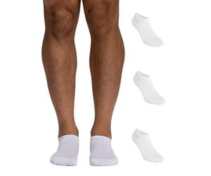 Pompea 3 pares de calcetines para hombre de algodón, calcetines cortos en el tobillo con puntera y talón reforzados