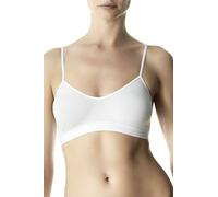 POMPEA Brassiere Feel Sujetador, Color Blanco, S/M (Pack de 3) Mujeres