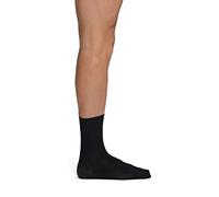 POMPEA Calcetín corto (paquete de 2) Hombre, Negro, L/XL