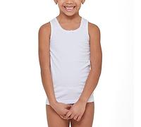 POMPEA Camiseta de Tirantes para niña, Color Blanco, 8-9 Years para Niñas