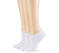 POMPEA Cotton Calcetines Cortos, Bianco (Bianco 0024), S/M (35/38) (Pack de 3) para Mujer