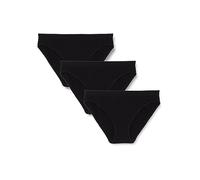 POMPEA Ropa Interior (Pack de 3) Mujer, Negro, S/M