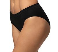 POMPEA Slip Seamless Ropa Interior (Paquete de 5) Mujer, Negro, Large-X-Large