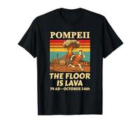 Pompeii Floor is Lava Funny Volcano Camiseta