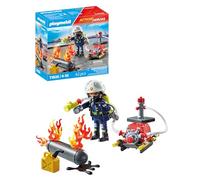 Playmobil - bombero con bomba de agua