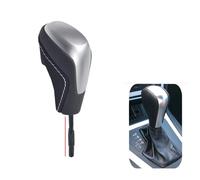 Pompo automático para palanca de cambios para B-MW E90 E91 E92 E93 E36 E46 E39 E60 E61 E38 Z3 X5 E53 E81 E82 E87 E84 Pomo de palanca de cambios de coche (plateado-corto)