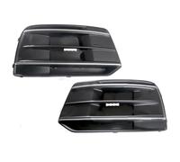 POMPOMPUR Cubierta Parachoques Delantero Rejilla Inferior Bisel, Inserto Marco Faros Antiniebla Para Q5 Q5l 2018-2022 AU0807118 80A807680D(1Pair)