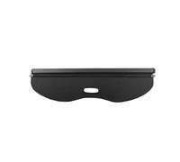 POMPOMPUR Cubierta Persiana Carga Estante Paquetes Parasol Revestimiento Maletero Pantalla Retráctil Cubierta Maletero para Nissan para Qashqai J11 2014-2020 (Black)