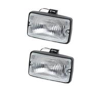 POMPOMPUR Faros Antiniebla Para Parachoques Delantero, Luces De Circulación Diurna Para Peugeot 205 GTI CTI 106 306 Mi16 H3(2pcs Clear)