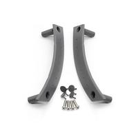 POMPOMPUR Manija Puerta Interior Coche para VW para Beetle 1998 1999 2000 2001 2002-2010 1C0867171C 1C0867172B Cubierta Protectora para Manija Puerta Interior Izquierda Y Derecha Automóvil(Grey-L R)