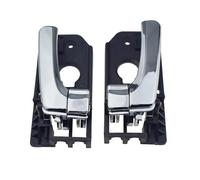 POMPOMPUR Para Hyundai Para Entourage 2007-2008 3.5L 3.8L, Manija Interior Puerta Delantera O Trasera, Izquierda O Derecha, Cromada(2Pcs Left Right Pair)