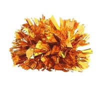 Pompones para animadoras de Baile, Pompones Porristas 6 uds Multicolor 34x24x14cm(Gold)