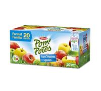 Pom'Potes Especialidades de manzana sin azúcares añadidos, 20 x 90 g