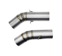 POMUHYE Escape Moto Compatible con Ducati para 848 1098 1198 51 Mm Tubo para Escape Deslizante para Motocicleta Tubo De Enlace Intermedio Tubo Silenciador