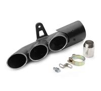 POMUHYE Escape Moto Compatible con Suzuki para Gsxr1000 Silenciador De Acero Inoxidable De Doble Orificio para Motocicleta para Gran Fila para Accesorios Motocicleta Calle Tubo para Escape