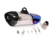 POMUHYE Escape Moto Compatible con Suzuki para GSXR1000 Silenciador para Escape Universal para Motocicleta, Accesorios para Motocicleta, Tubo para Escape De 51 Mm
