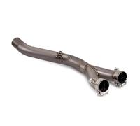 POMUHYE Escape Moto Compatible con Yamaha para R1M para MT10 2015 2016 2017 2018 2019 2020 2021 2022 2023 2024 para Escape De La Motocicleta Modenciador De Tubería De Enlace Central