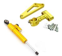 POMUHYE Estabilizador Lineal Compatible con CB600F para Hornet 2007-2016 Soporte De Amortiguador Estabilizador para Motocicleta, Kit De Montaje De Amortiguadores De Dirección CNC