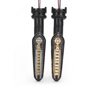 POMUHYE Intermitentes Motocicleta Compatible con Yamaha para FZ-8 2010-2016 para FZ-09 2014-2018 para FZ1 2006-2016 1 Par De Luces Intermitentes Delanteras Y Traseras para Motocicleta
