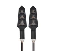 POMUHYE Intermitentes Motocicleta Compatible con Yamaha para WR450F para WR250R para WR250X para WR450 para Serow225 para Serow250 Luz De Señal De Giro De Motocicleta Luz De Agua Que Fluye