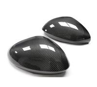 POMUHYE Tapa Espejo Retrovisor Coche Compatible con Alfa para Romeo para Stelvio 2017-2022 Cubierta Fibra Carbono Seca Tapa Visión Trasera Exterior del Automóvil Carcasa Espejo Retrovisor Inverso