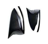 POMUHYE Tapa Espejo Retrovisor Coche Compatible con Mercedes para Benz Clase C W222 Cubierta De Espejo Retrovisor Lateral De Puerta Negra Brillante Reemplazo De Accesorios De Repuesto para Automóvil