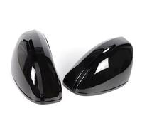POMUHYE Tapa Espejo Retrovisor Coche Compatible con para TT RS para MK2 8J 2010 2011 2012 2013 2014 Tapas De Espejo Retrovisor De Repuesto, Color Negro Brillante